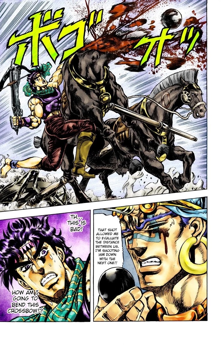 JoJo’s Bizarre Adventure Part 2 – Battle Tendency (Colored) Chapter 57 - Page 17