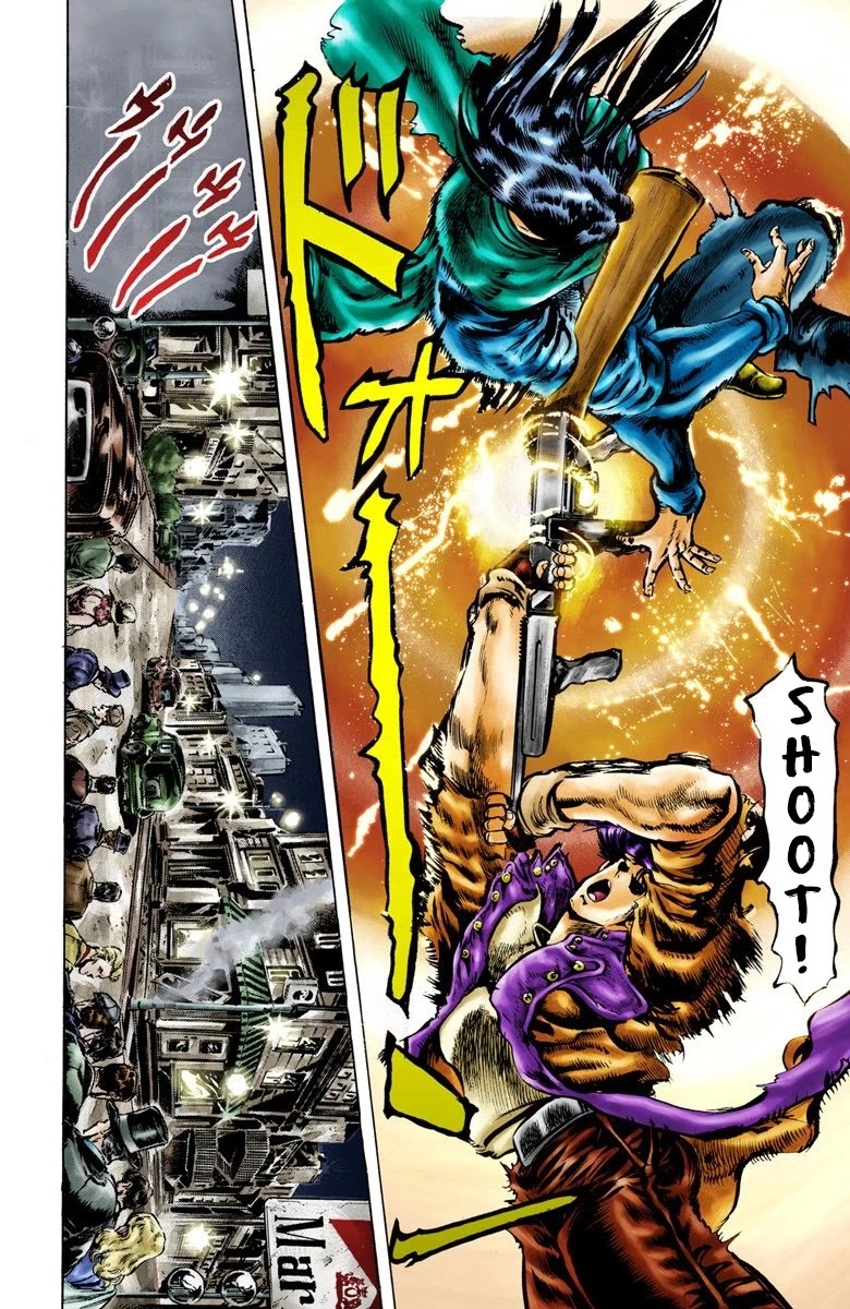 JoJo’s Bizarre Adventure Part 2 – Battle Tendency (Colored) Chapter 6 - Page 1