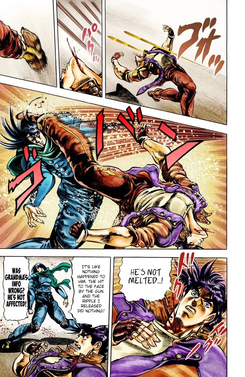 JoJo’s Bizarre Adventure Part 2 – Battle Tendency (Colored) Chapter 6 - Page 4