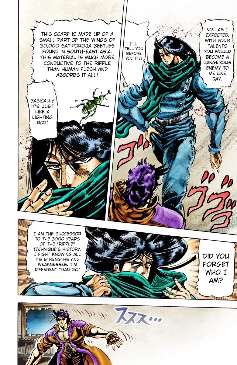 JoJo’s Bizarre Adventure Part 2 – Battle Tendency (Colored) Chapter 6 - Page 5