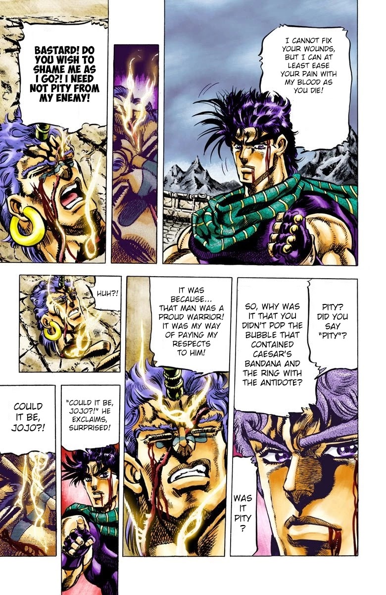 JoJo’s Bizarre Adventure Part 2 – Battle Tendency (Colored) Chapter 60 - Page 5