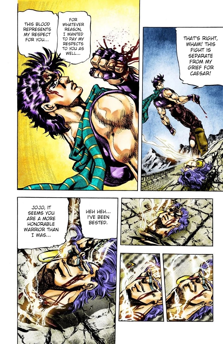 JoJo’s Bizarre Adventure Part 2 – Battle Tendency (Colored) Chapter 60 - Page 6