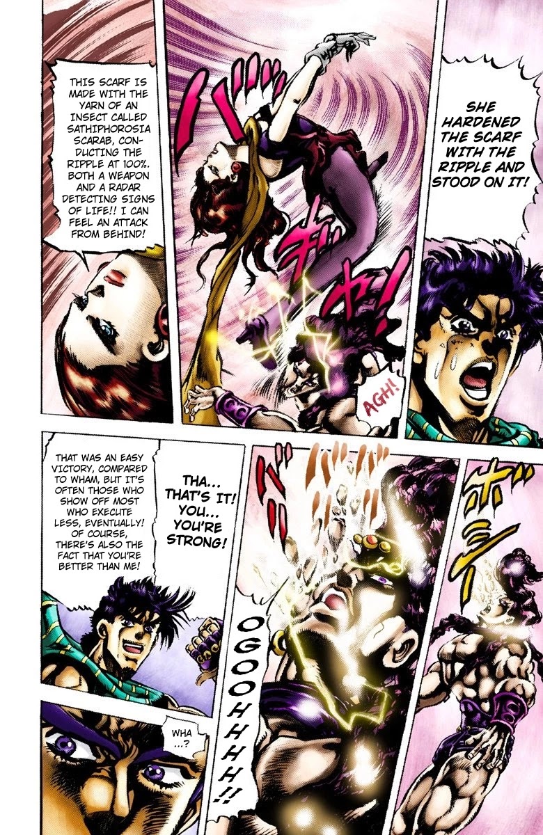 JoJo’s Bizarre Adventure Part 2 – Battle Tendency (Colored) Chapter 61 - Page 14