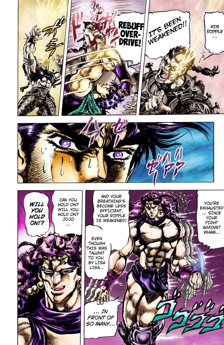 JoJo’s Bizarre Adventure Part 2 – Battle Tendency (Colored) Chapter 62 - Page 2