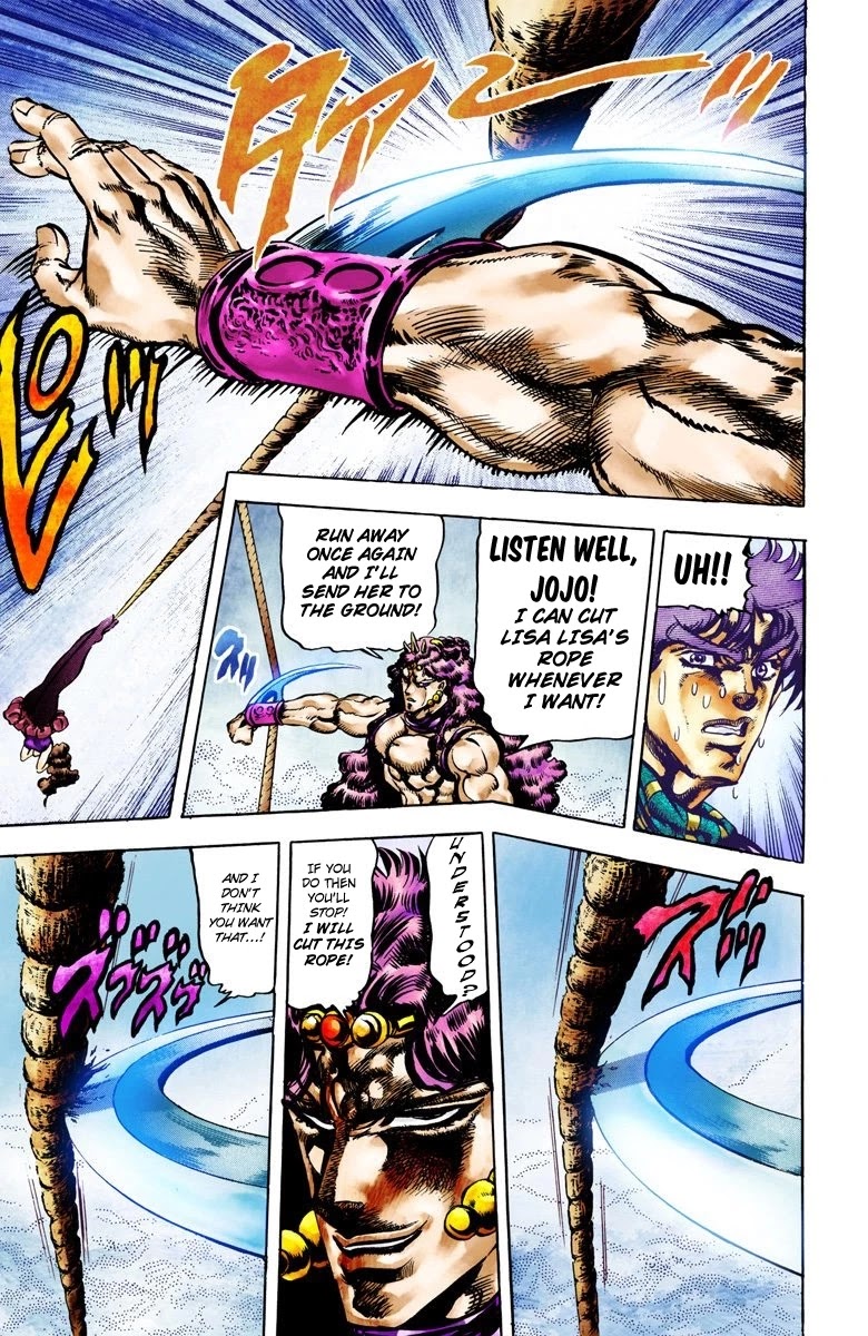 JoJo’s Bizarre Adventure Part 2 – Battle Tendency (Colored) Chapter 63 - Page 9