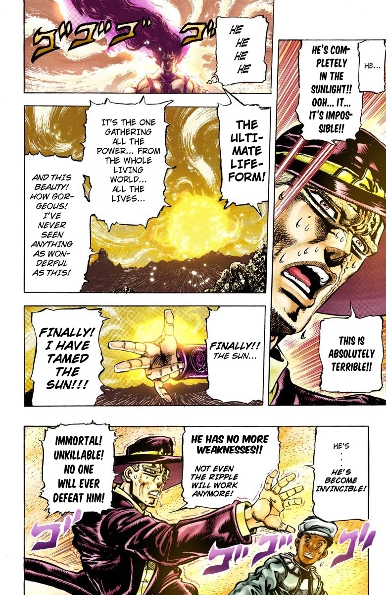 JoJo’s Bizarre Adventure Part 2 – Battle Tendency (Colored) Chapter 65 - Page 12