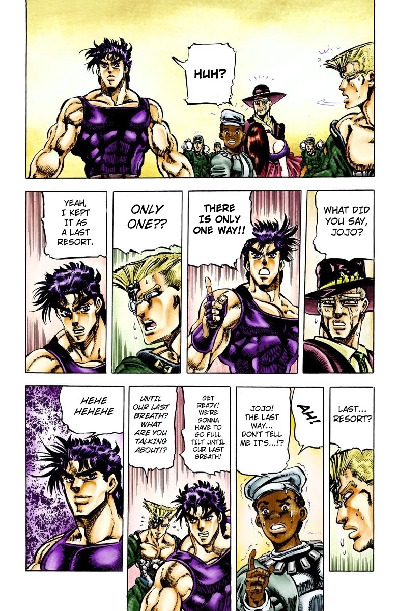 JoJo’s Bizarre Adventure Part 2 – Battle Tendency (Colored) Chapter 65 - Page 14