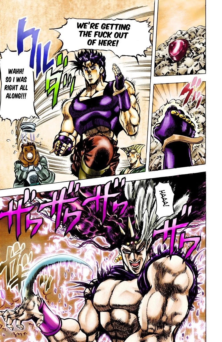 JoJo’s Bizarre Adventure Part 2 – Battle Tendency (Colored) Chapter 65 - Page 15