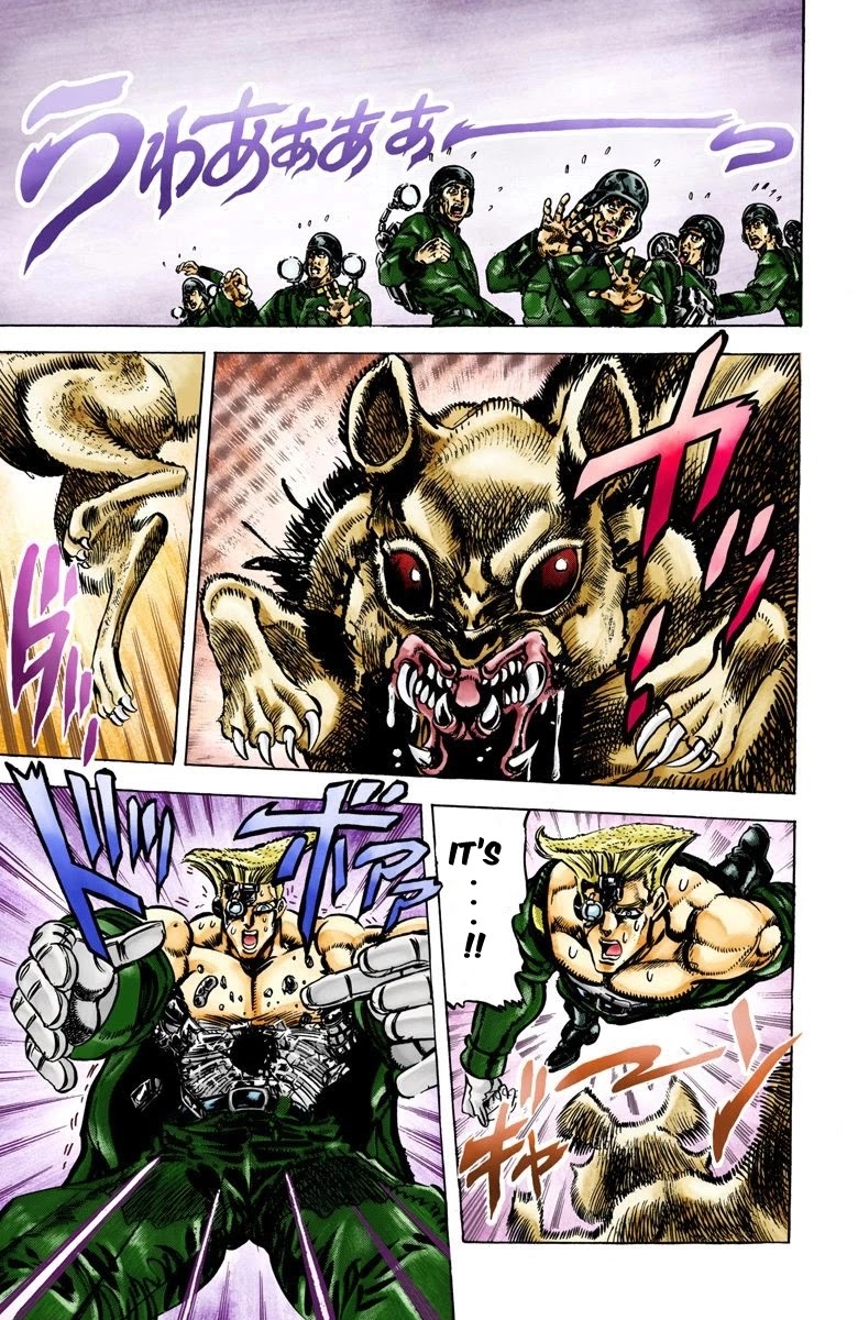 JoJo’s Bizarre Adventure Part 2 – Battle Tendency (Colored) Chapter 65 - Page 7