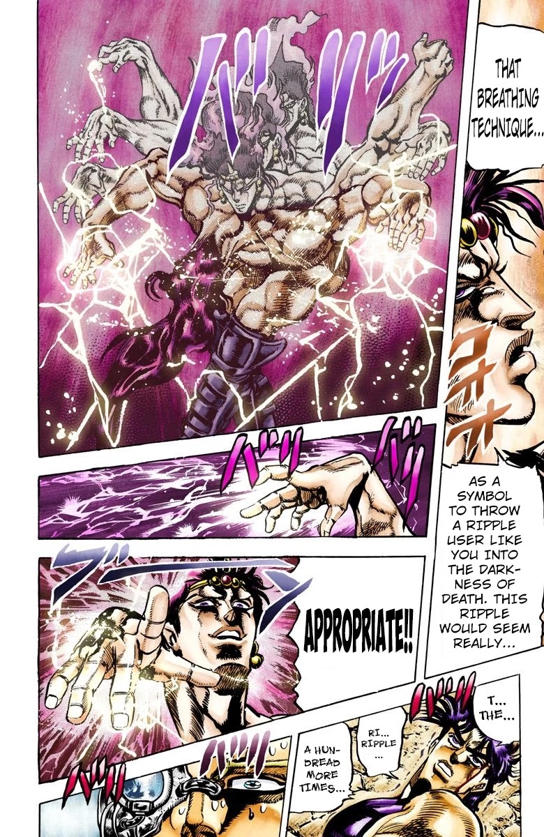 JoJo’s Bizarre Adventure Part 2 – Battle Tendency (Colored) Chapter 68 - Page 8