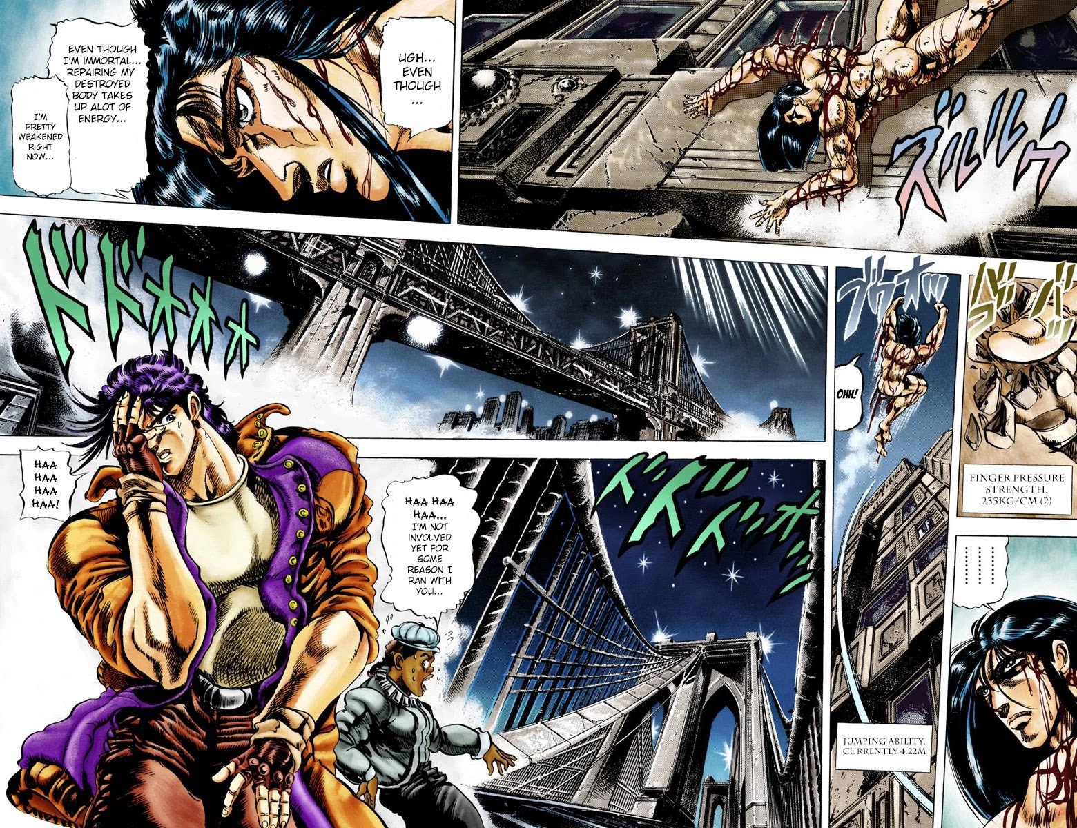 JoJo’s Bizarre Adventure Part 2 – Battle Tendency (Colored) Chapter 7 - Page 3