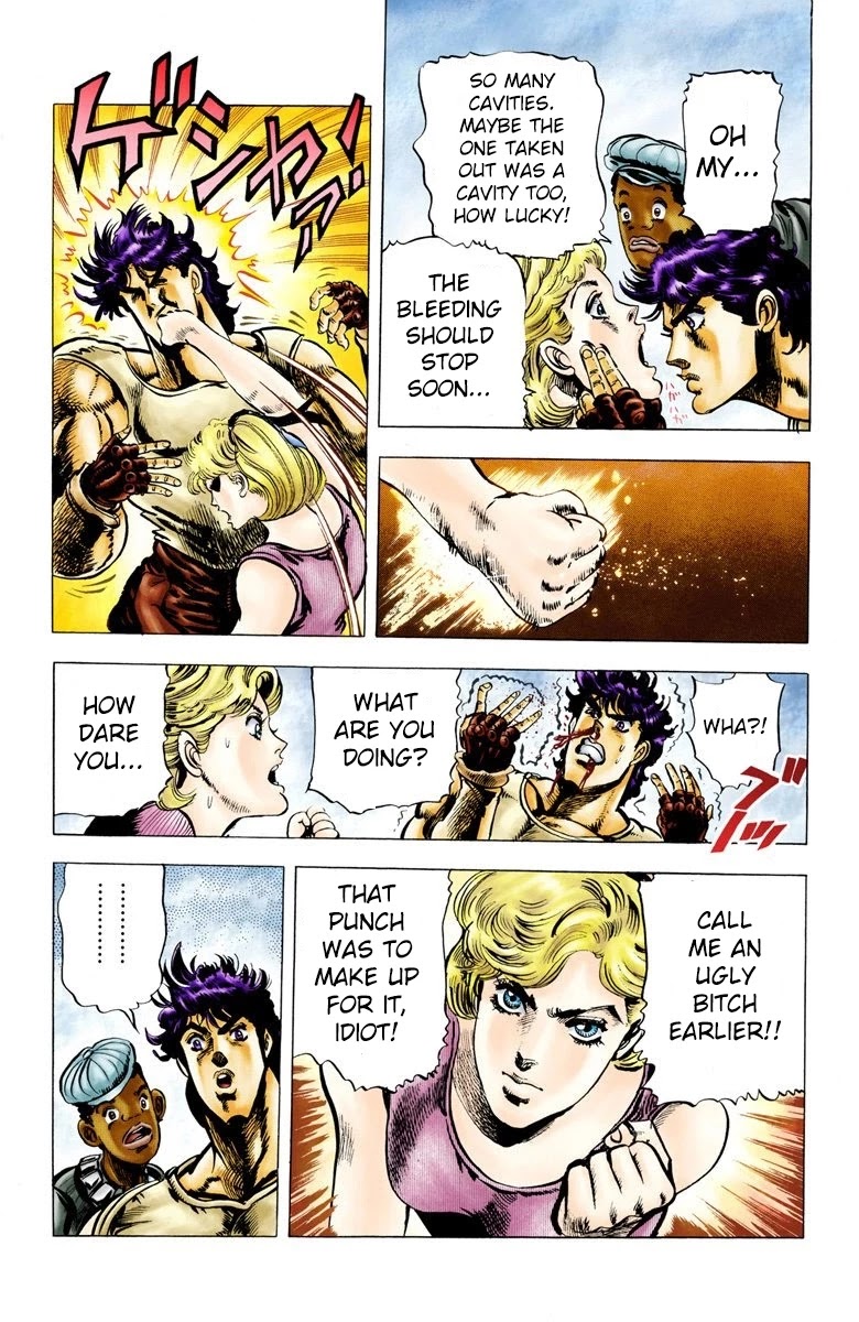 JoJo’s Bizarre Adventure Part 2 – Battle Tendency (Colored) Chapter 8 - Page 15