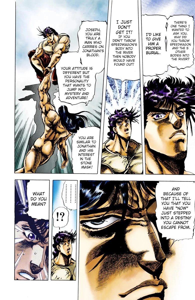 JoJo’s Bizarre Adventure Part 2 – Battle Tendency (Colored) Chapter 8 - Page 2