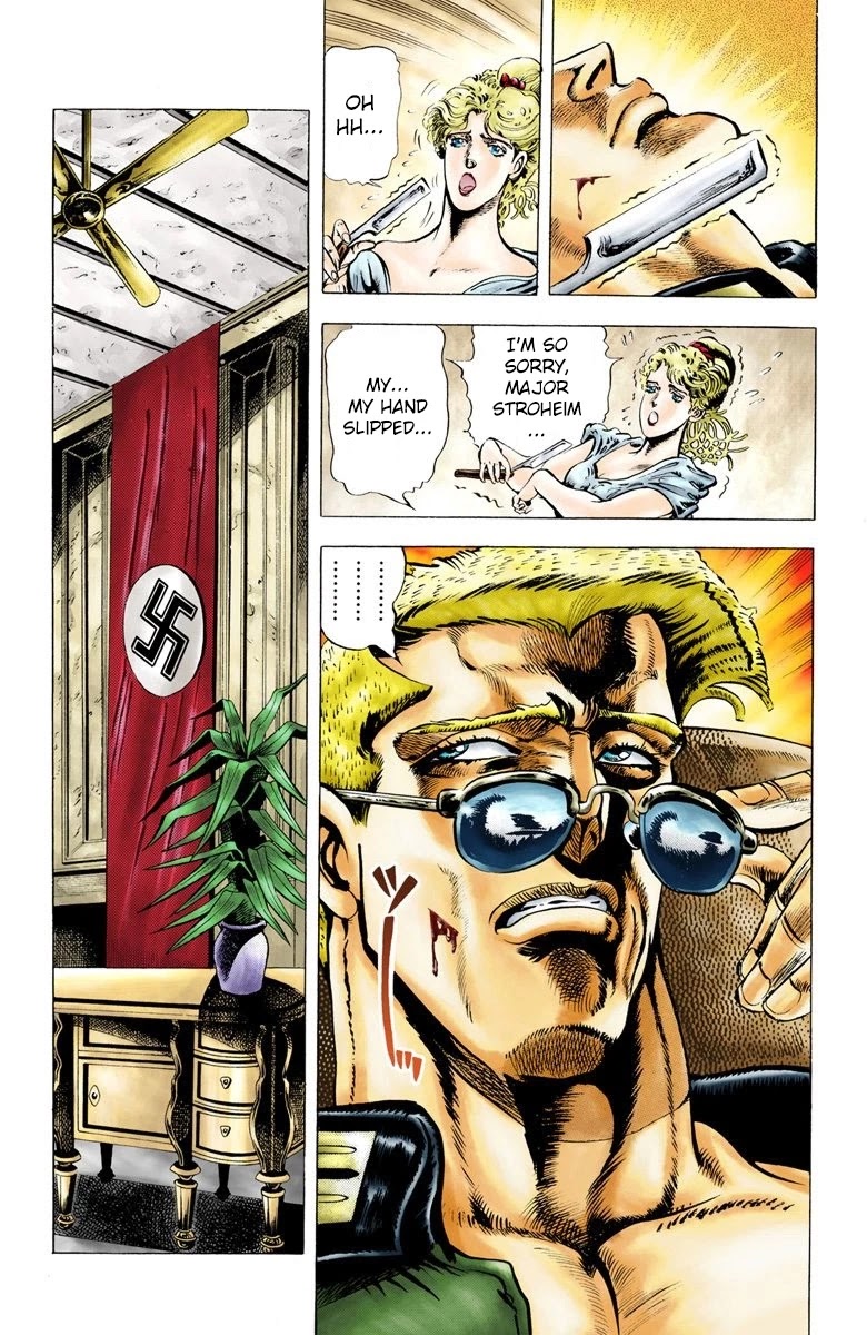 JoJo’s Bizarre Adventure Part 2 – Battle Tendency (Colored) Chapter 8 - Page 9