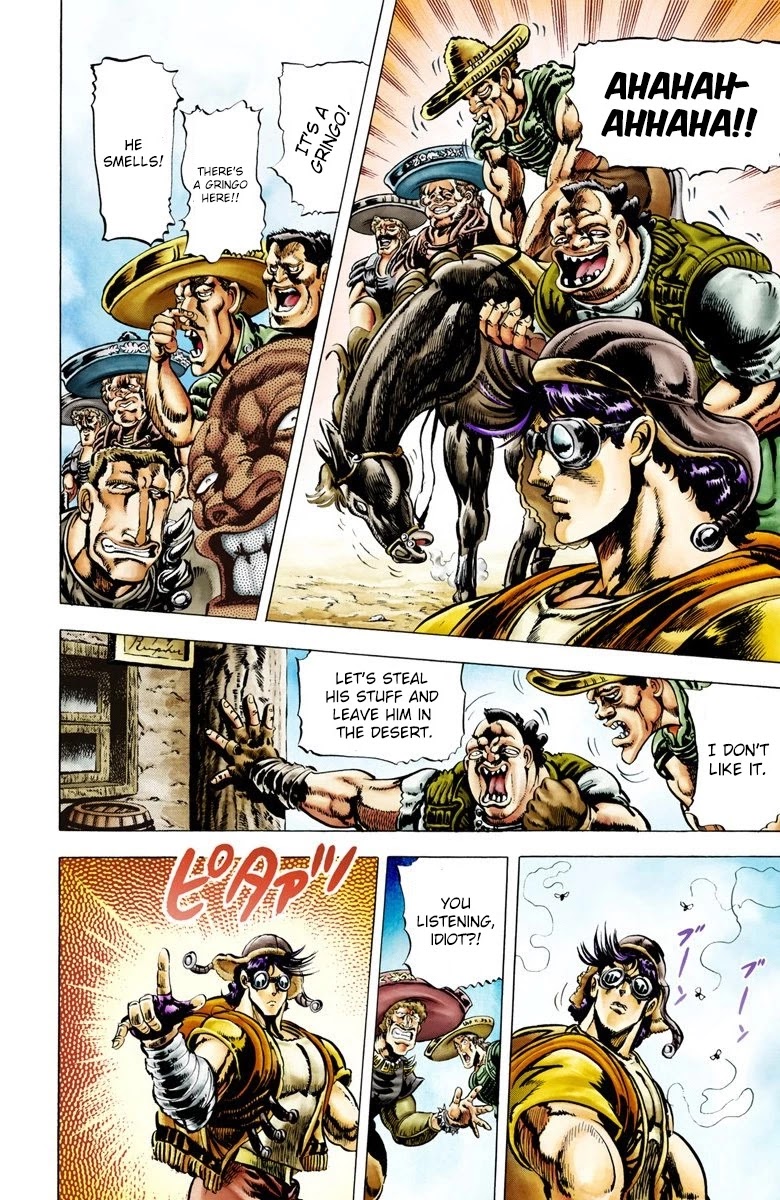 JoJo’s Bizarre Adventure Part 2 – Battle Tendency (Colored) Chapter 9 - Page 12