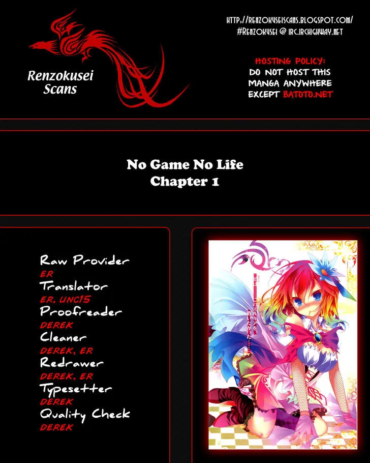 No Game No Life Chapter 1 - Page 1