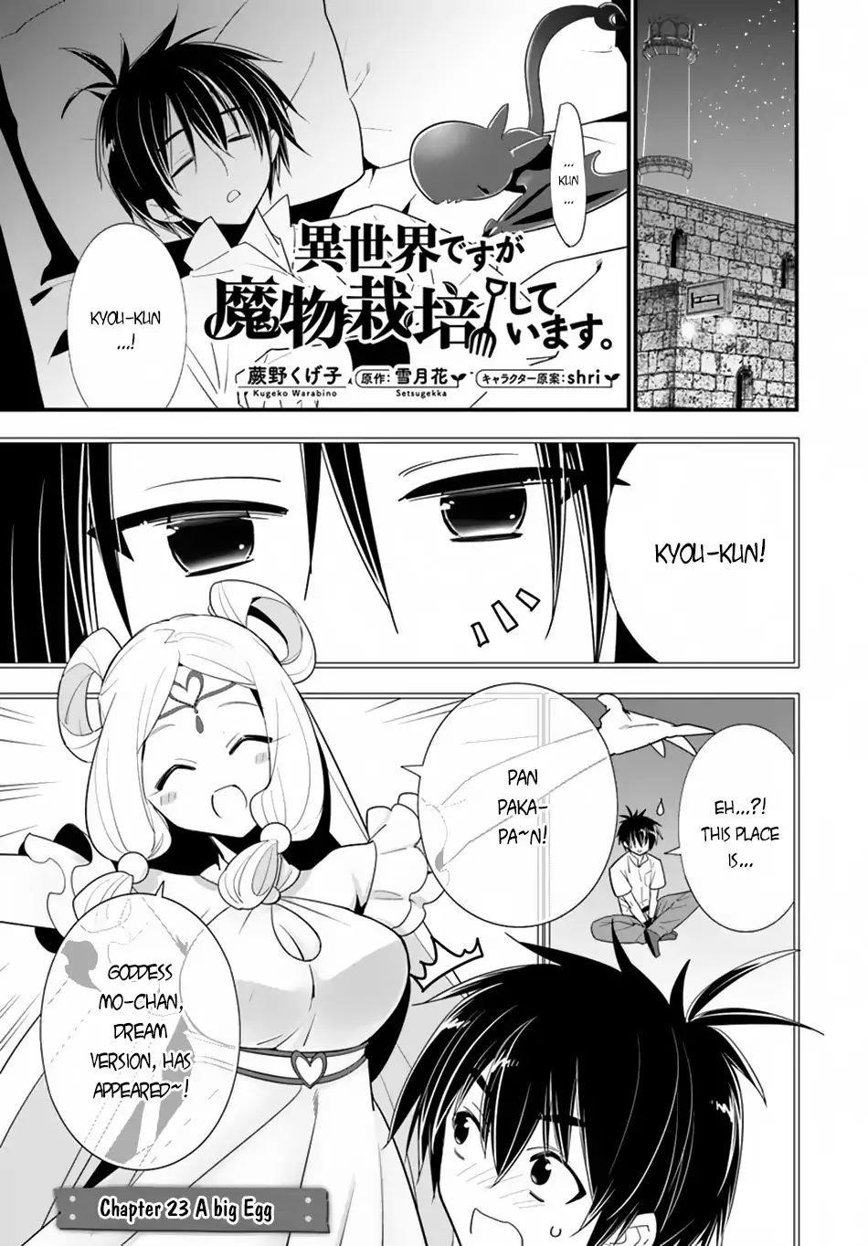 Isekai Desu Ga Mamono Saibai Shiteimasu Chapter 23 - Page 1