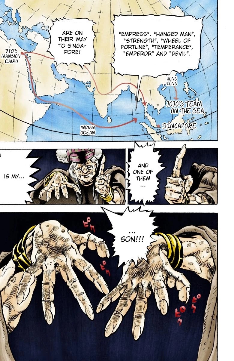 JoJo’s Bizarre Adventure Part 3 – Stardust Crusaders (Official Colored) Chapter 17 - Page 11