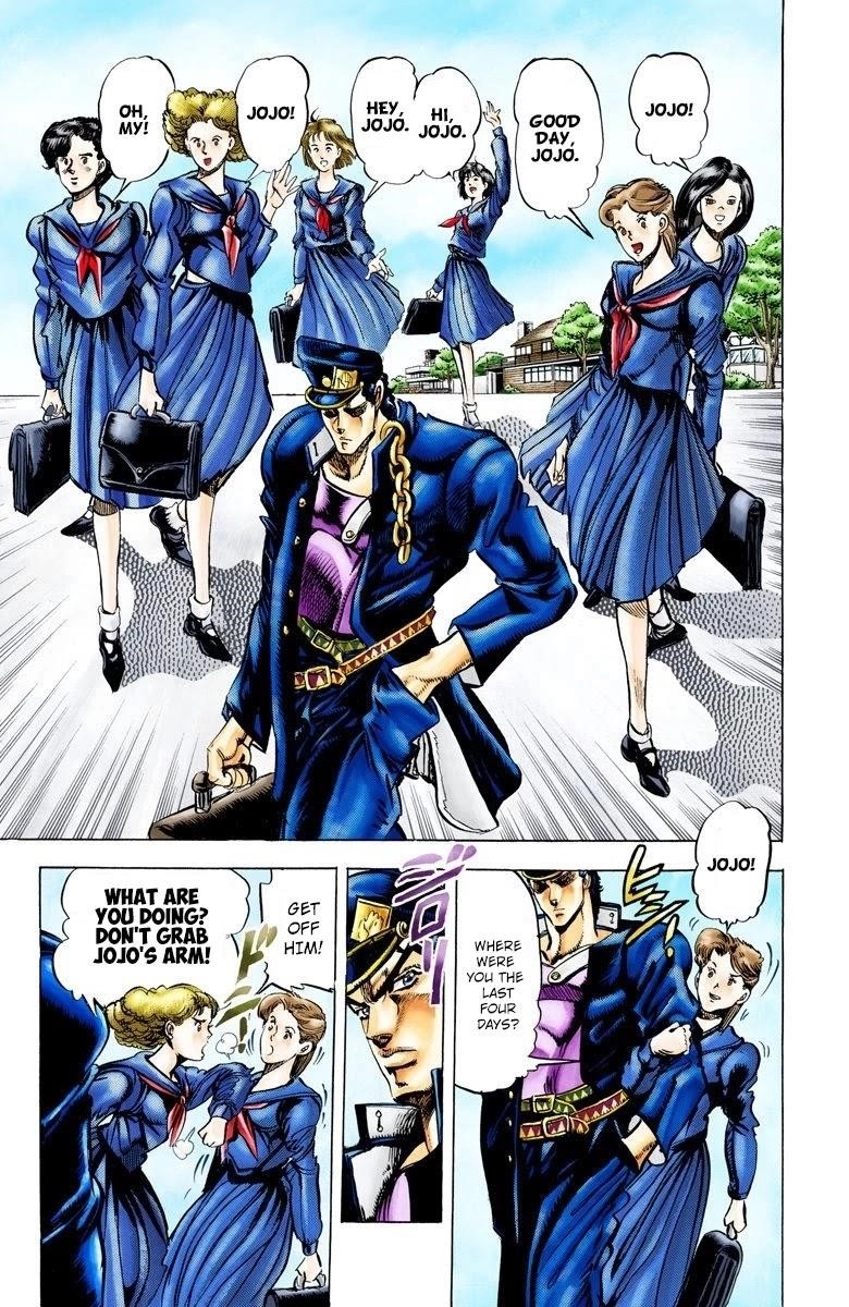 JoJo’s Bizarre Adventure Part 3 – Stardust Crusaders (Official Colored) Chapter 4 - Page 14