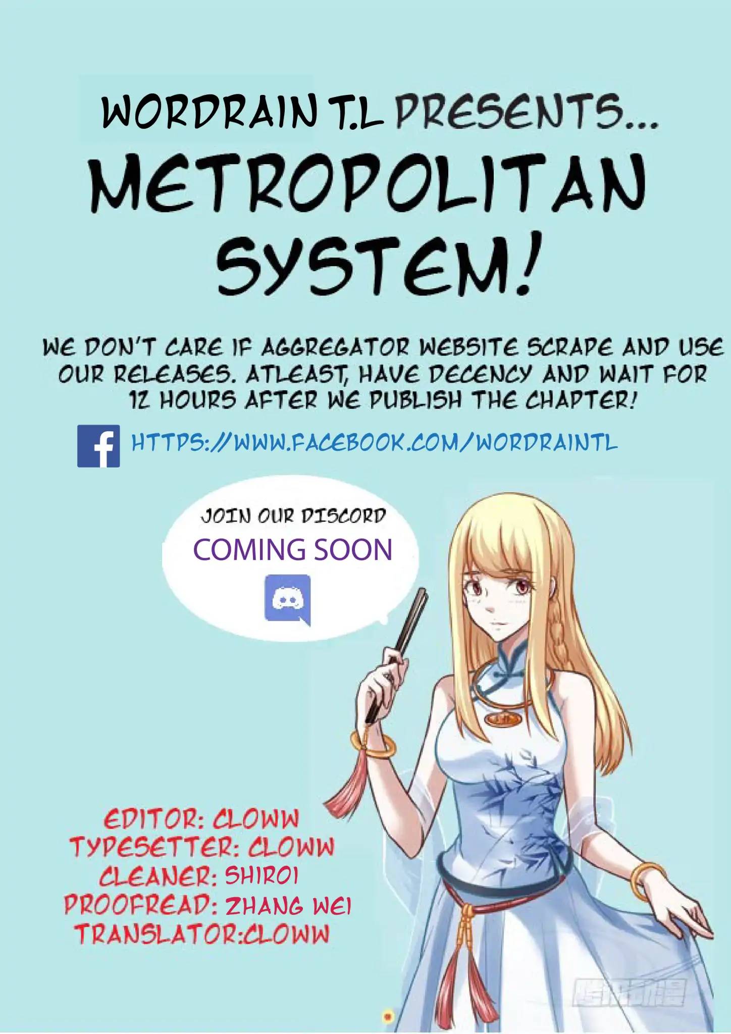 METROPOLITAN SYSTEM Chapter 1 - Page 2