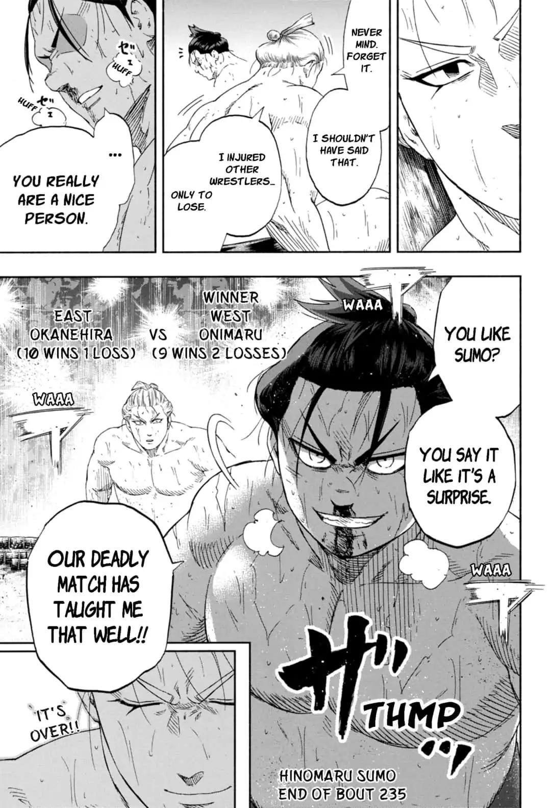 Hinomaru Sumo Chapter 235 - Page 19