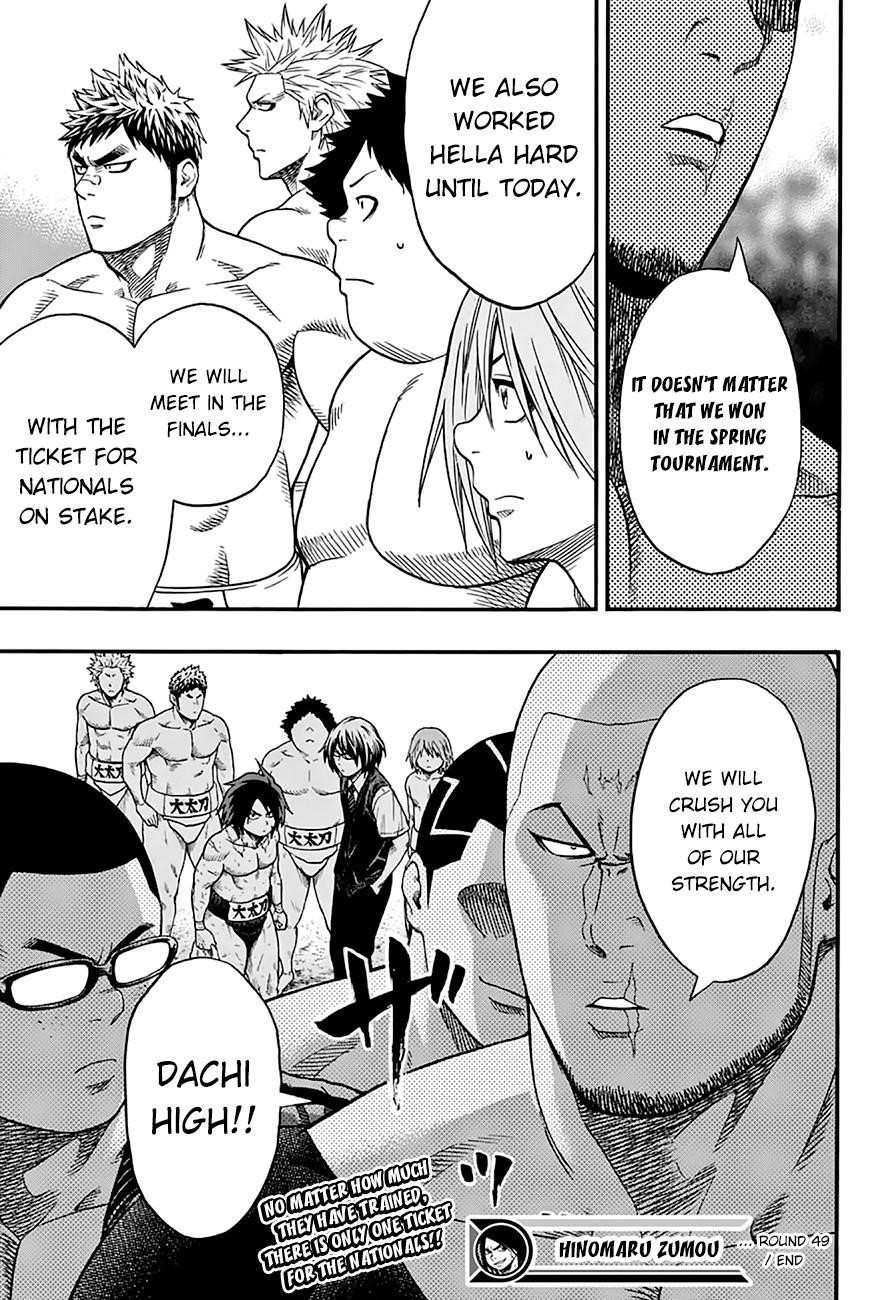 Hinomaru Sumo Chapter 49 - Page 20