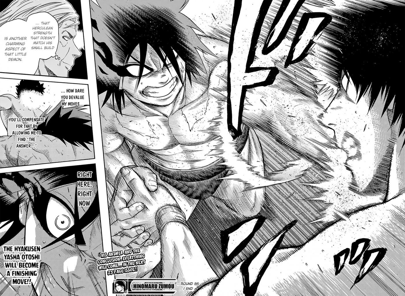 Hinomaru Sumo Chapter 85 - Page 21