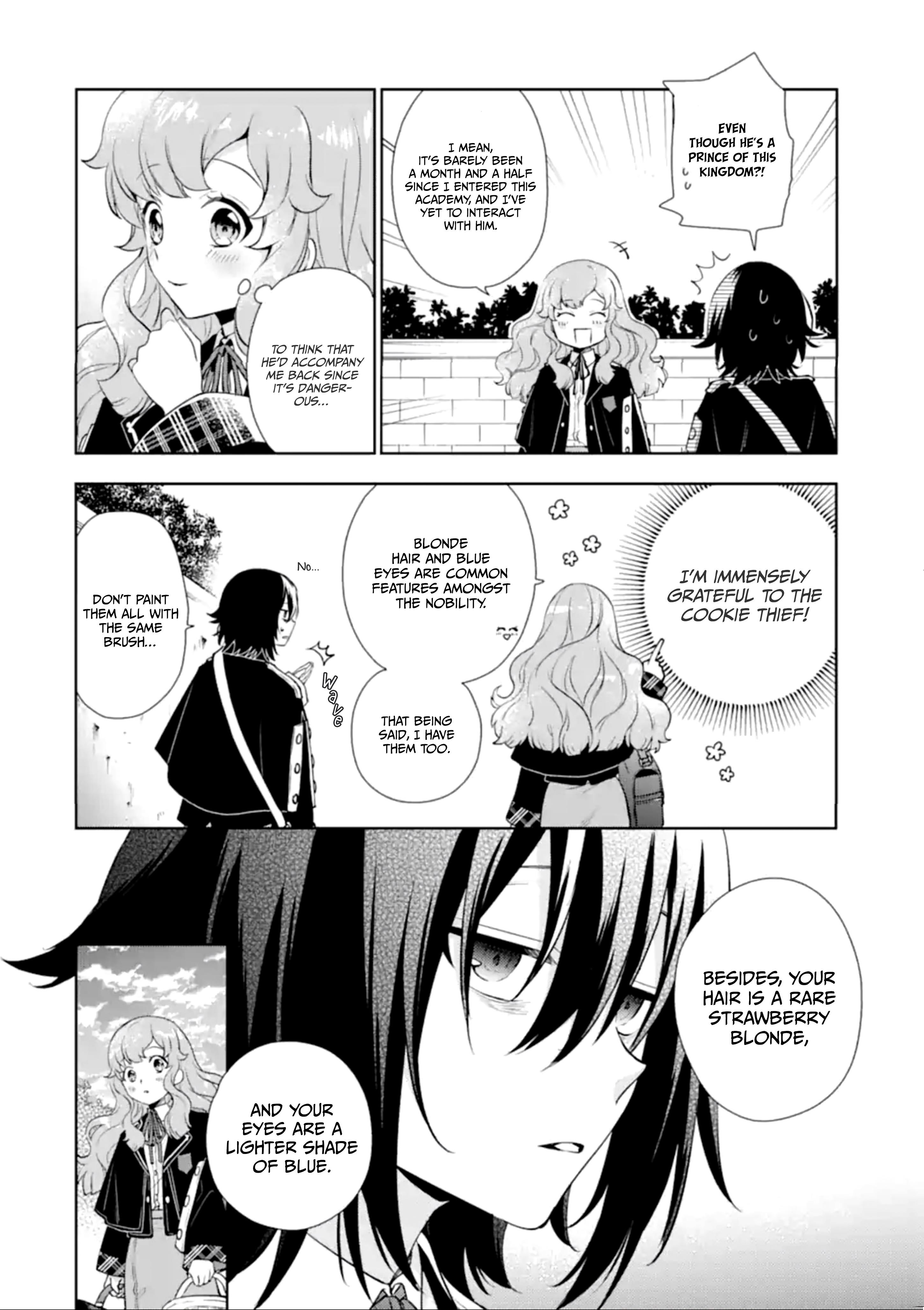 The Noble Girl With a Crush on a Plain and Studious Guy Finds the Arrogant Prince to Be a Nuisance Chapter 1.2 - Page 2