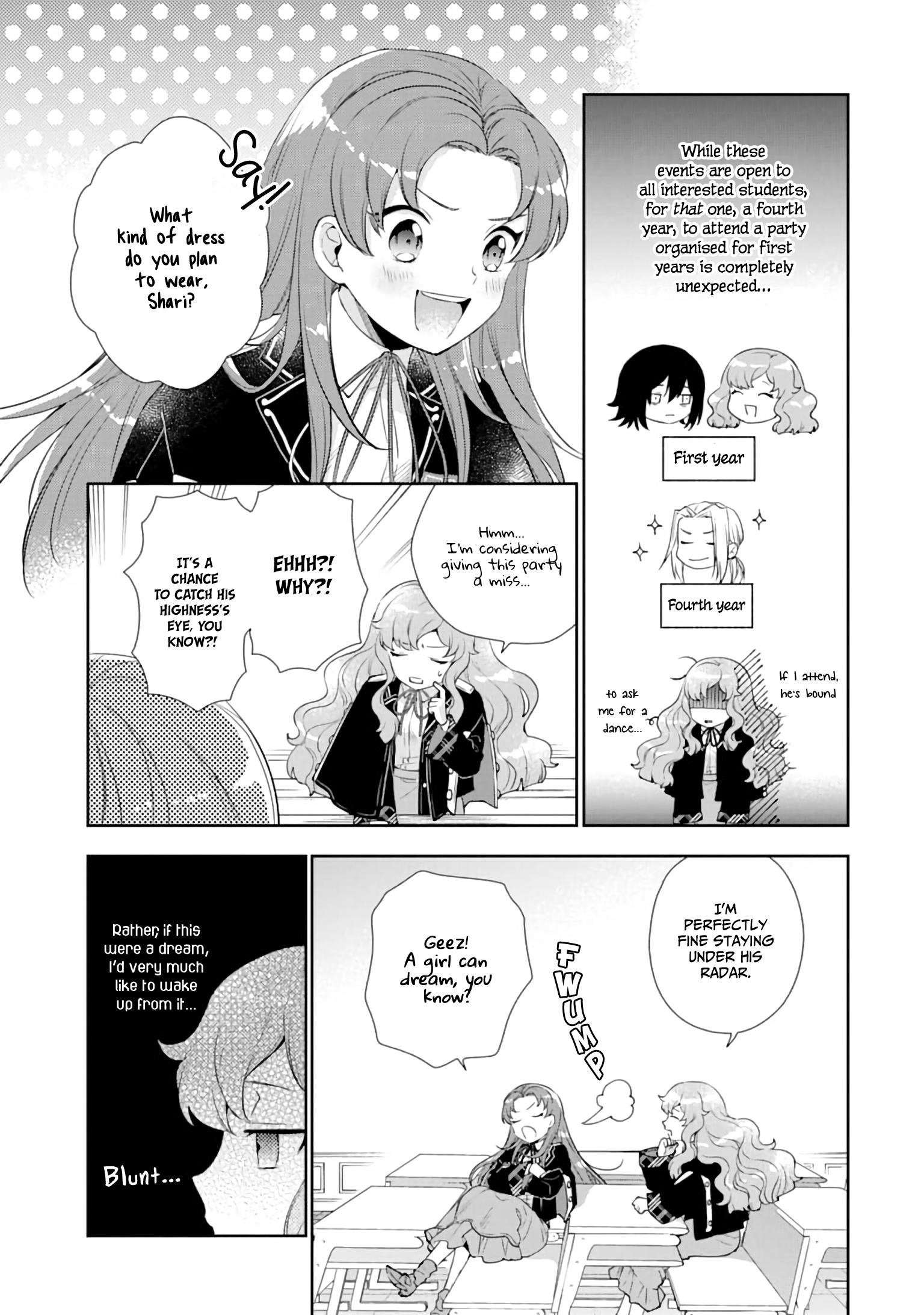 The Noble Girl With a Crush on a Plain and Studious Guy Finds the Arrogant Prince to Be a Nuisance Chapter 3 - Page 7