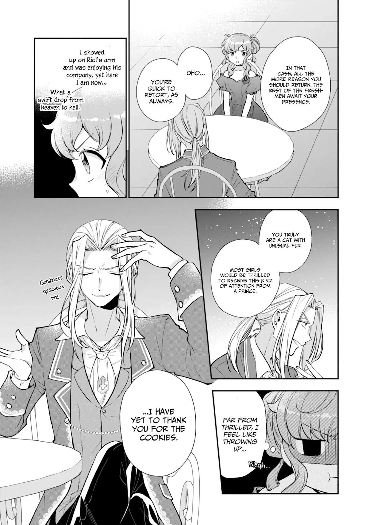 The Noble Girl With a Crush on a Plain and Studious Guy Finds the Arrogant Prince to Be a Nuisance Chapter 5 - Page 15