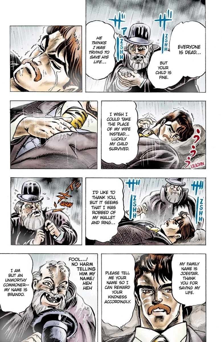 JoJo’s Bizarre Adventure Part 1 – Phantom Blood (Colored) Chapter 1 - Page 15