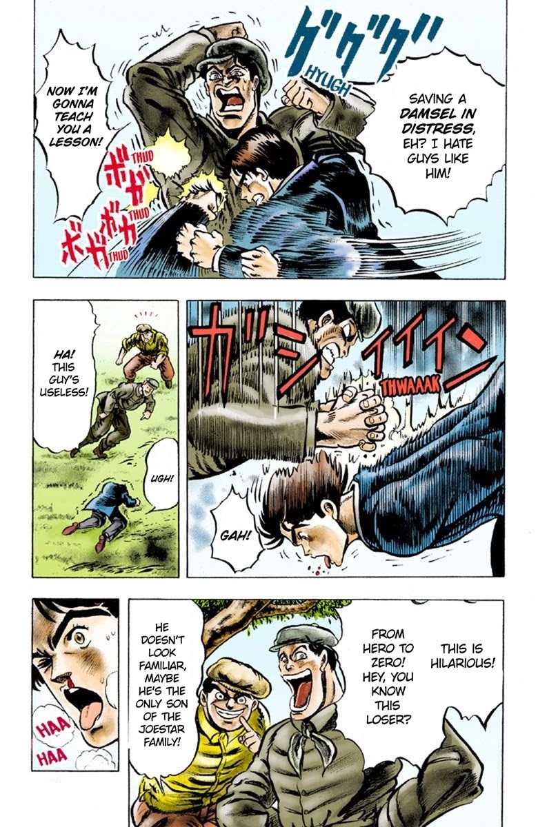 JoJo’s Bizarre Adventure Part 1 – Phantom Blood (Colored) Chapter 1 - Page 21