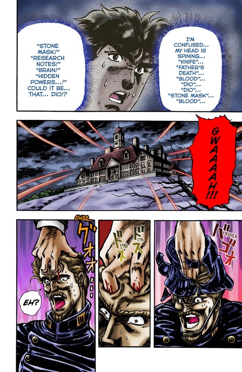 JoJo’s Bizarre Adventure Part 1 – Phantom Blood (Colored) Chapter 13 - Page 12