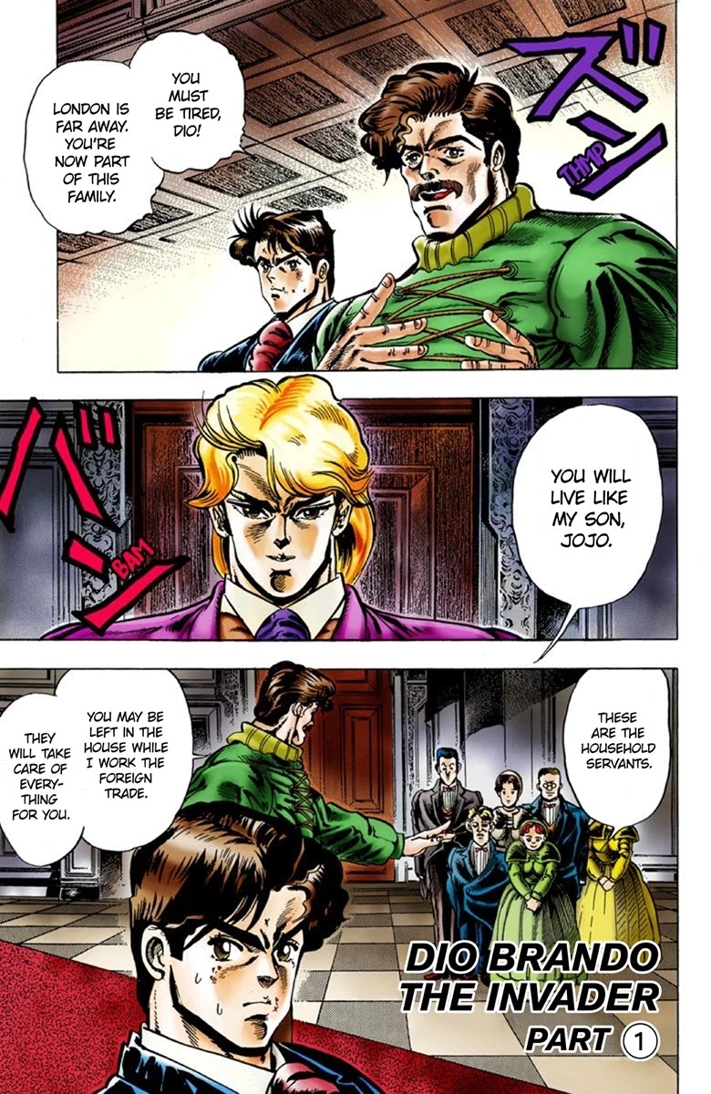 JoJo’s Bizarre Adventure Part 1 – Phantom Blood (Colored) Chapter 2 - Page 1