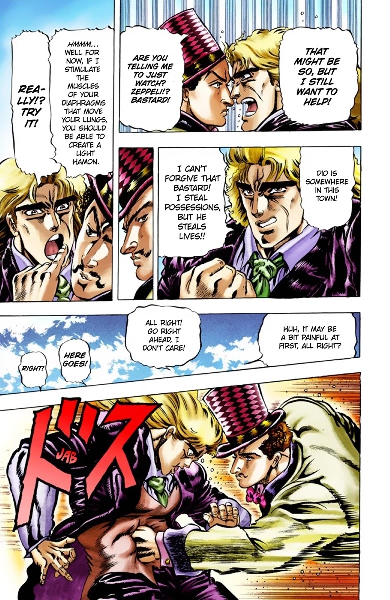 JoJo’s Bizarre Adventure Part 1 – Phantom Blood (Colored) Chapter 24 - Page 3