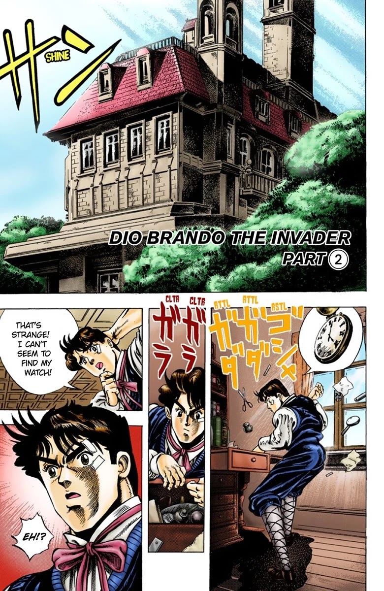 JoJo’s Bizarre Adventure Part 1 – Phantom Blood (Colored) Chapter 3 - Page 2