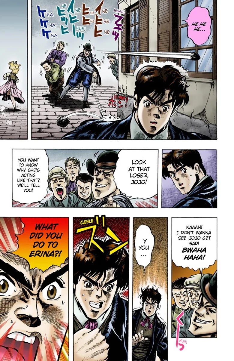 JoJo’s Bizarre Adventure Part 1 – Phantom Blood (Colored) Chapter 4 - Page 14