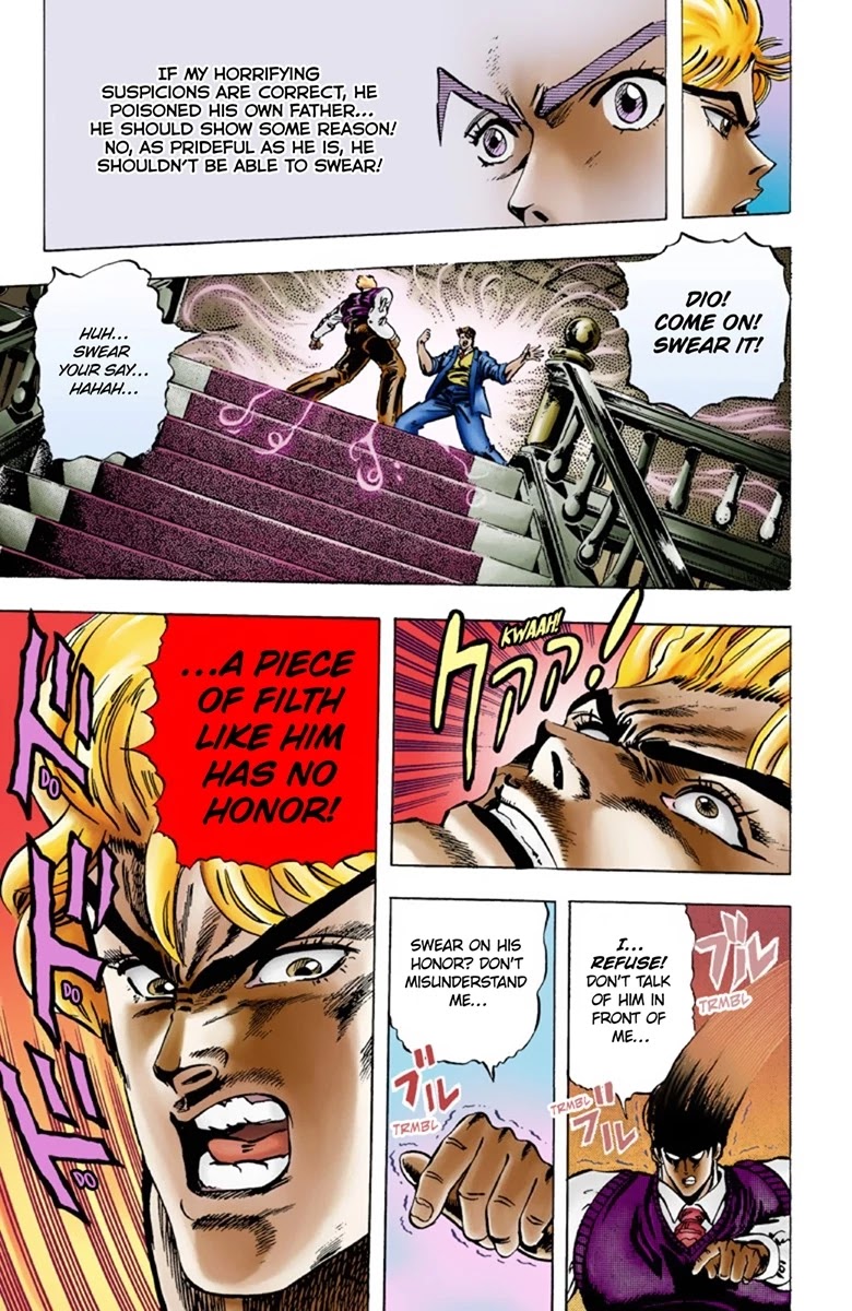 JoJo’s Bizarre Adventure Part 1 – Phantom Blood (Colored) Chapter 7 - Page 13