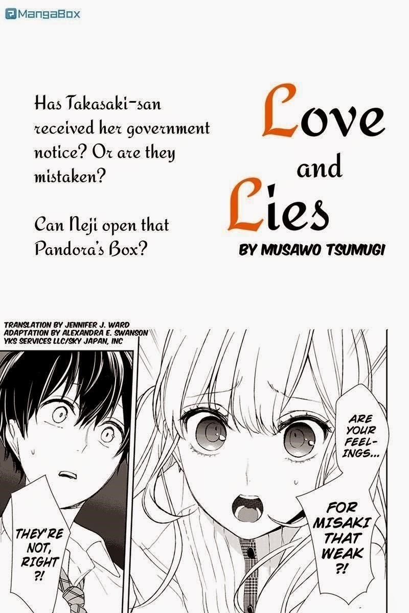 Love and Lies Chapter 23 - Page 1