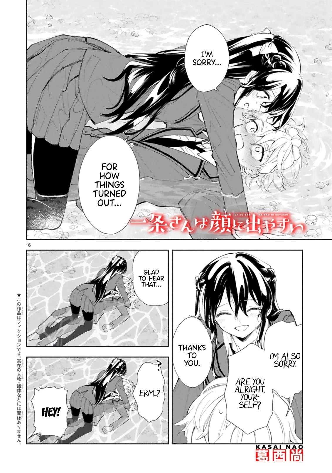 Ichijou-San Wa Kao Ni Deyasui Chapter 11.2 - Page 1