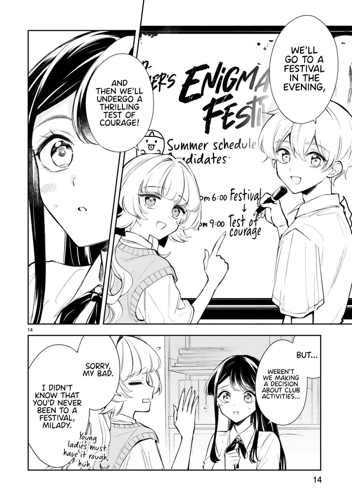 Ichijou-San Wa Kao Ni Deyasui Chapter 14 - Page 15