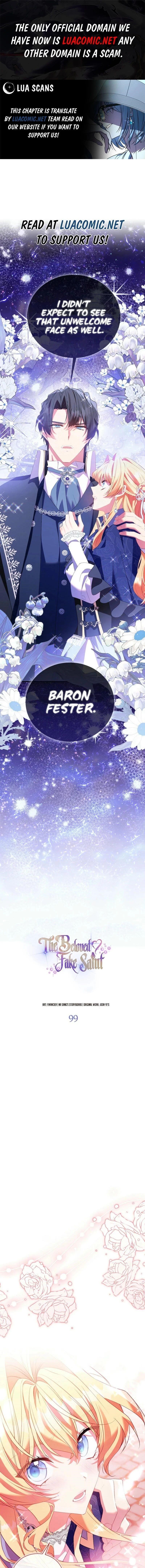 I’M A Fake Saintess But The Gods Are Obsessed Chapter 99 - Page 1