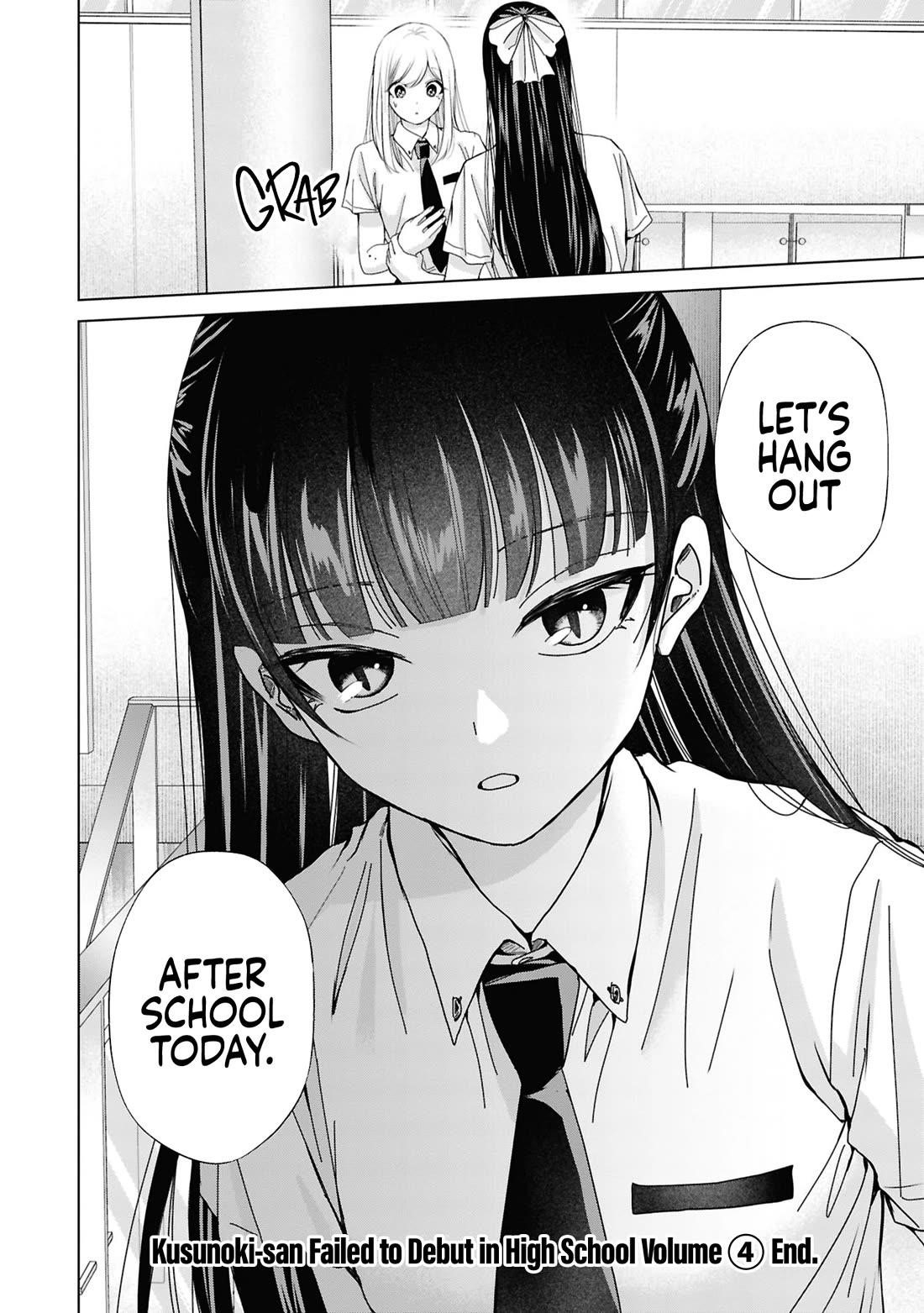 Kusunoki-san Failed to Debut in High School Chapter 30 - Page 20