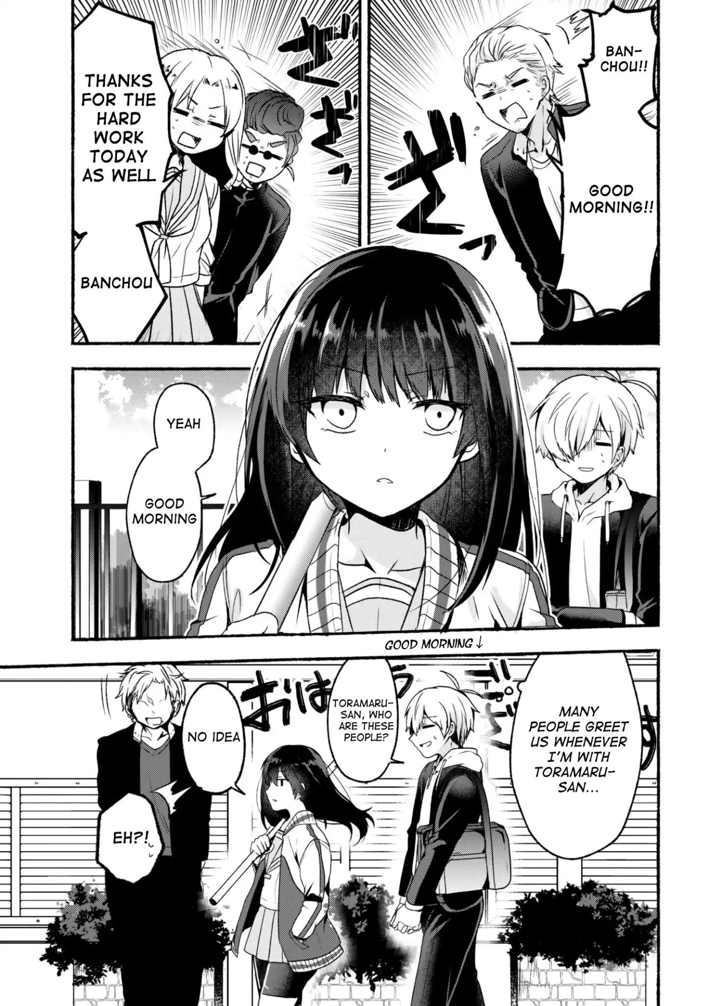 Pashiri Na Boku To Koi Suru Banchou-San Chapter 3 - Page 1