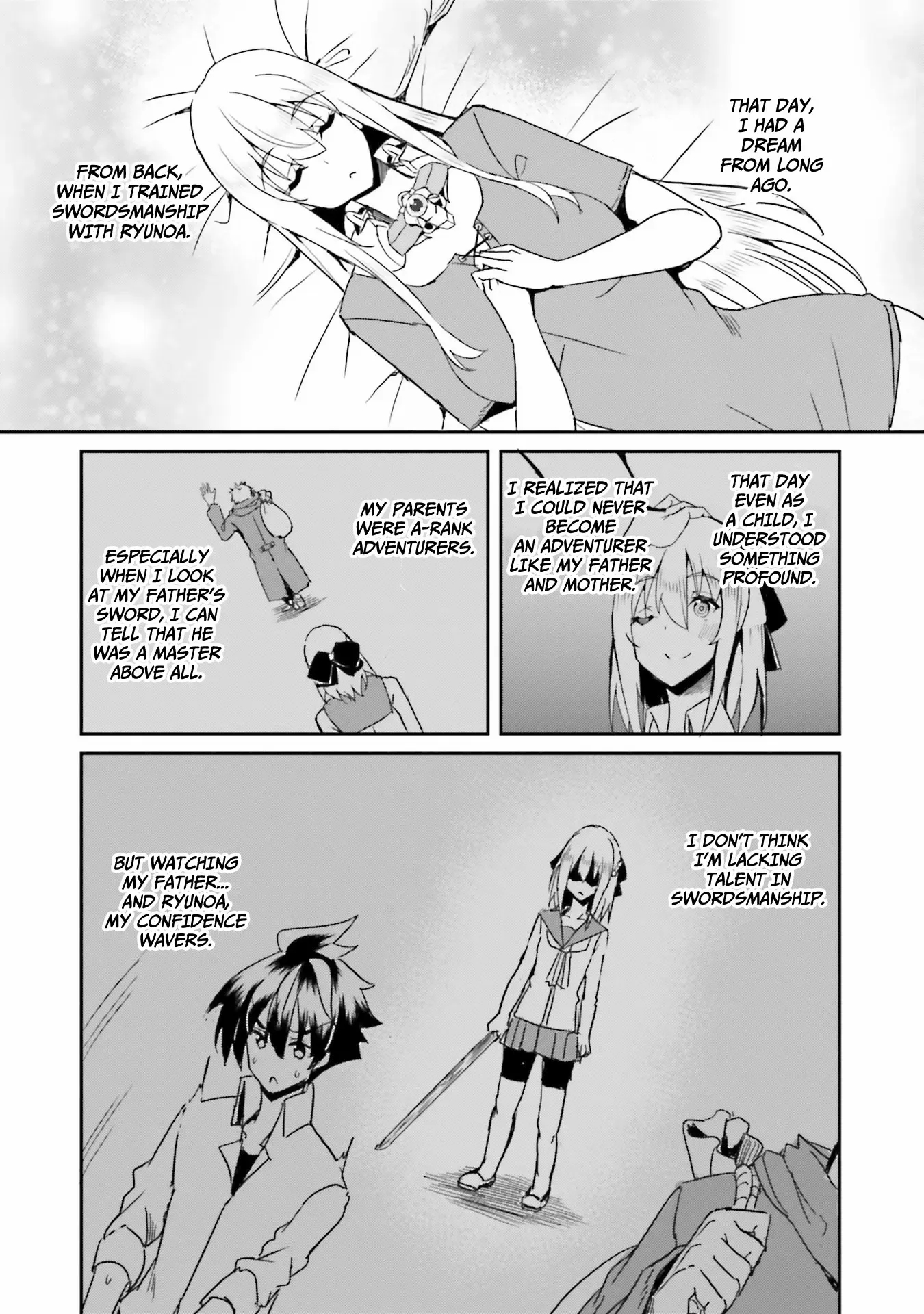 My childhood friend who I used to train swordsmanship with became a slave, so I, as an S-Rank adventurer decided to buy her and protect her Chapter 6 - Page 13