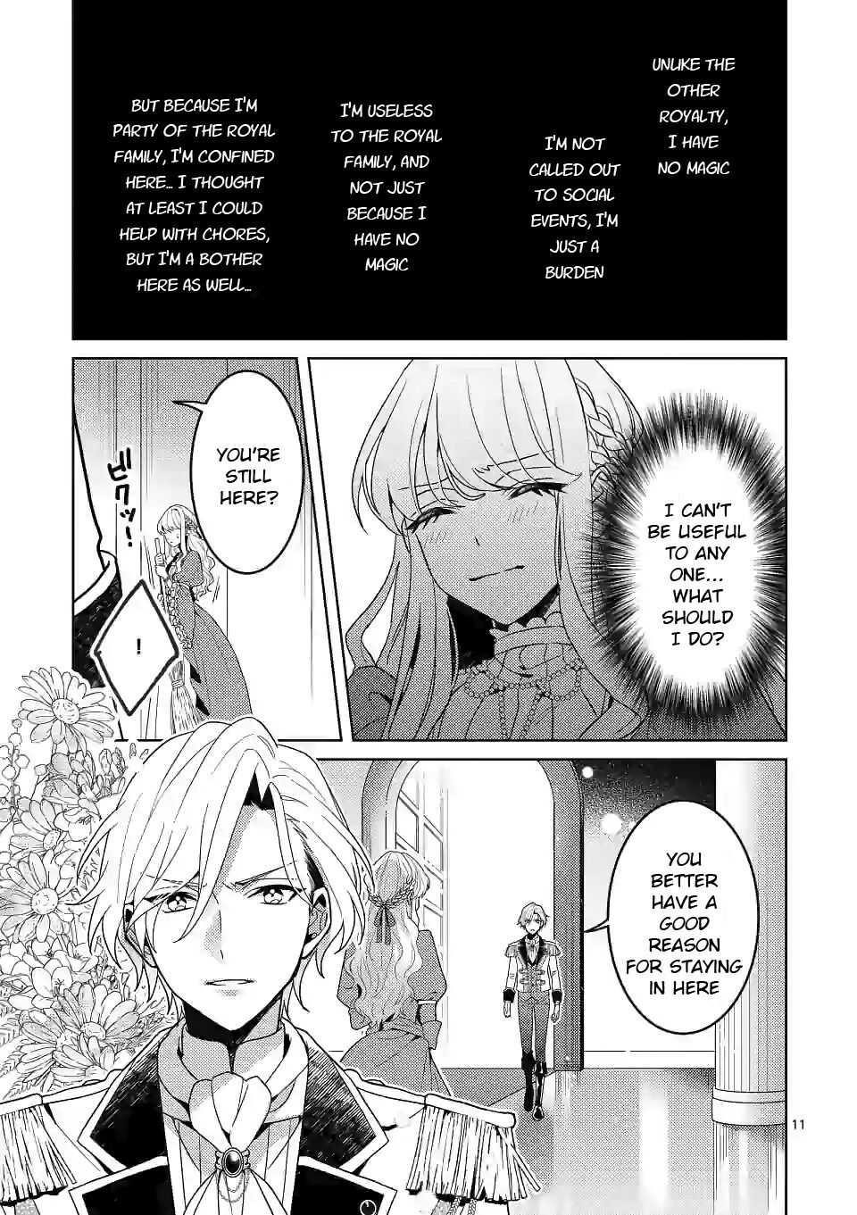 Onimotsu to Yobareta Tensei Hime wa, Shoukan Yuusha ni Koi wo Shite Seijo ni Narimashita Chapter 1 - Page 11