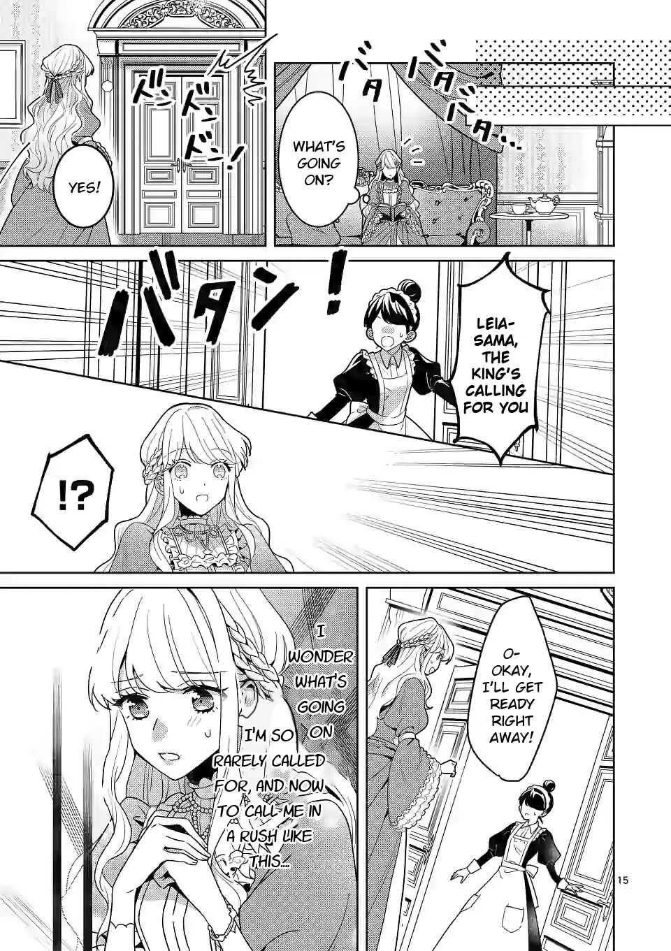 Onimotsu to Yobareta Tensei Hime wa, Shoukan Yuusha ni Koi wo Shite Seijo ni Narimashita Chapter 1 - Page 15