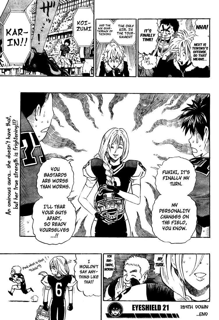 Eyeshield 21 Chapter 284 - Page 20