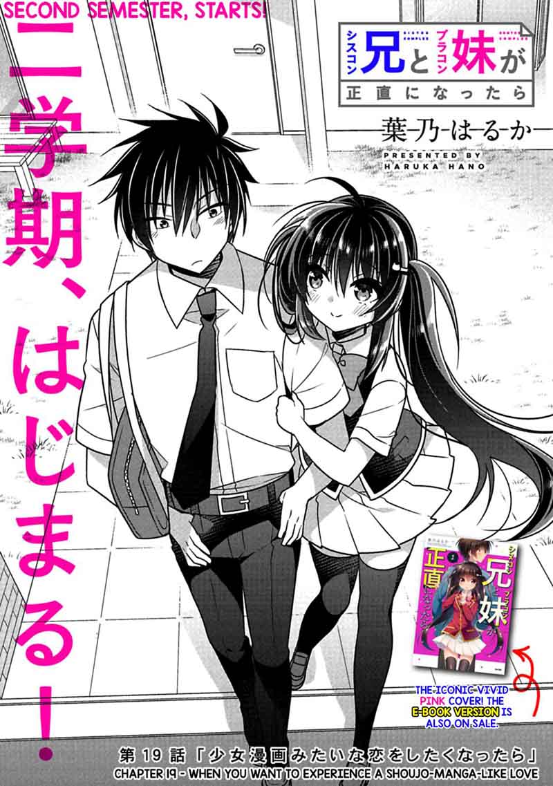 SISCON ANI TO BROCON IMOUTO GA SHOUJIKI NI NATTARA Chapter 19 - Page 2