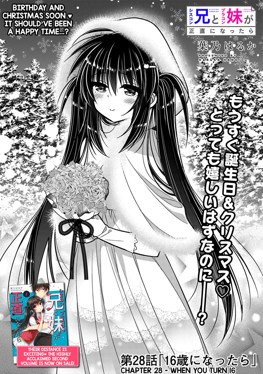 SISCON ANI TO BROCON IMOUTO GA SHOUJIKI NI NATTARA Chapter 28 - Page 2